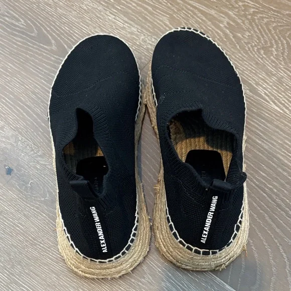 Alexander Wang Black Espadrille Slip-Ons - Picture 4 of 4